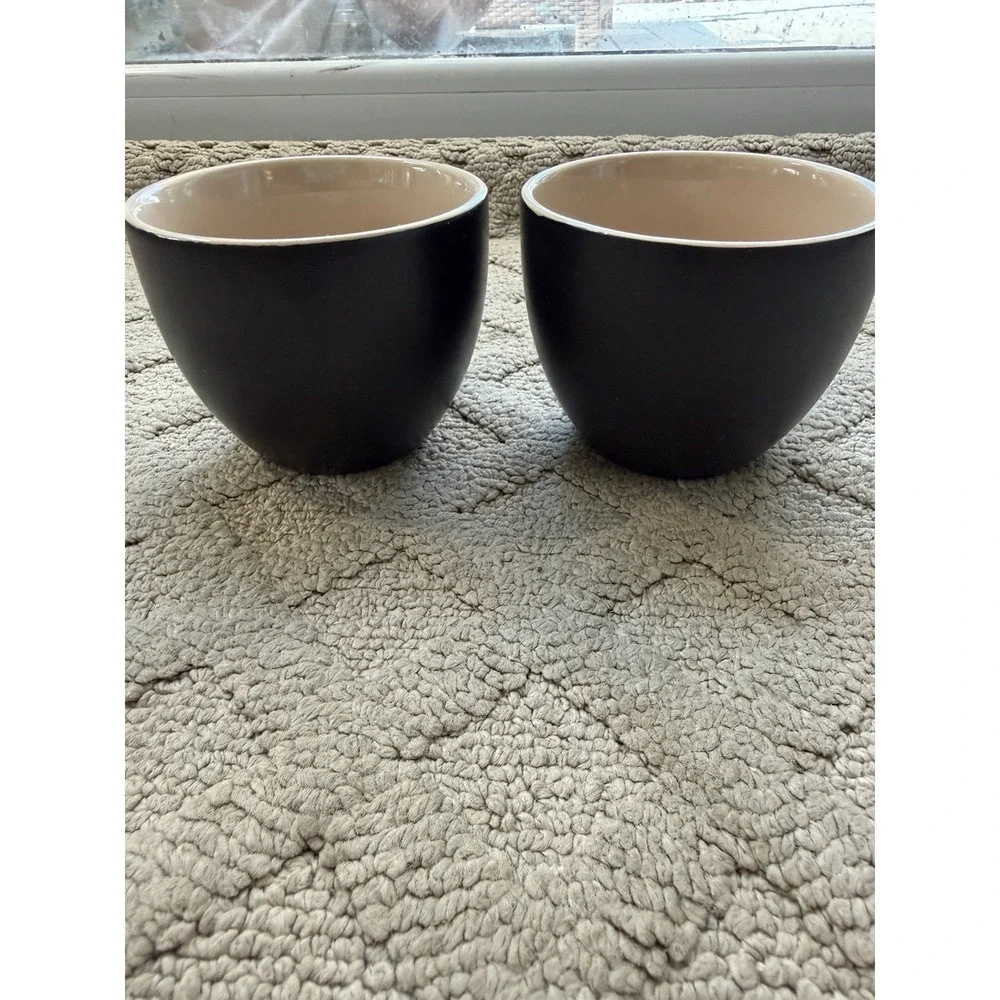 Bailey's Irish Cream MINE and YOURS Mugs Dessert Cups Bowl Ceramic